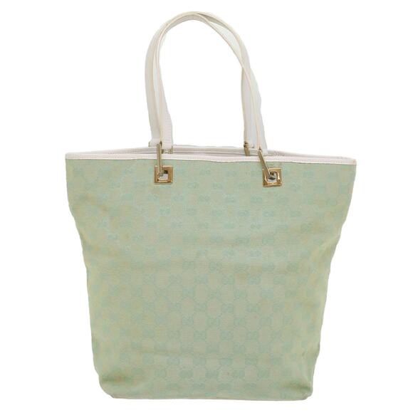 GUCCI GG Canvas Tote Bag Light Blue 002 002 - Picture 3 of 16